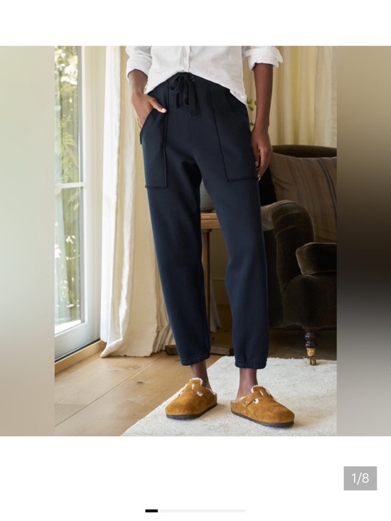 Frank & Eileen Pants - Frank & Eileen Navy Drawstring Pocket Joggers